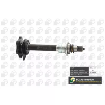 Palier-relais, arbre moteur avant droit BGA DS2352