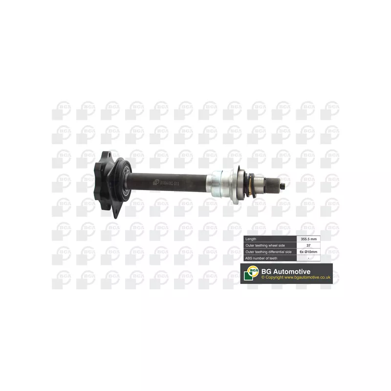 Palier-relais, arbre moteur avant droit BGA DS2352