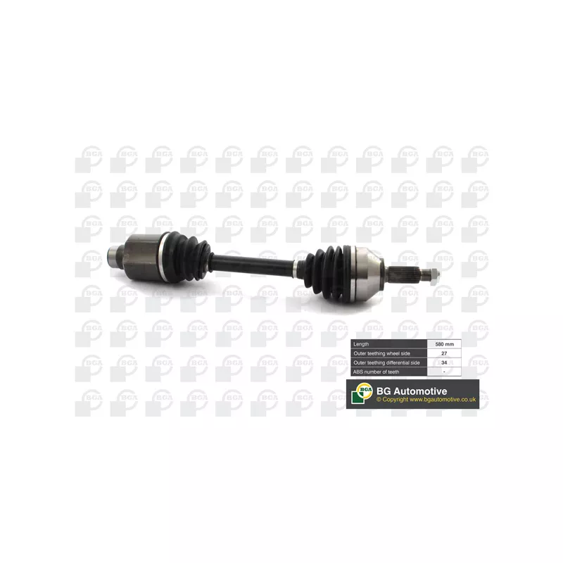 Arbre de transmission avant droit BGA DS2357R