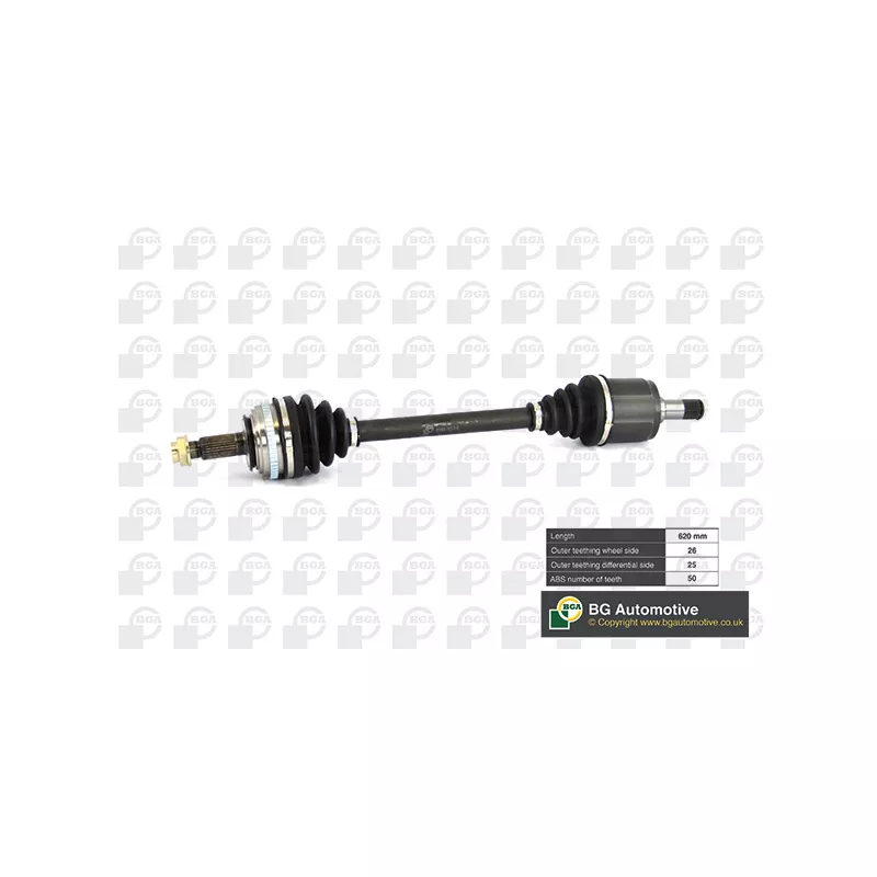 Arbre de transmission avant droit BGA DS2502RA