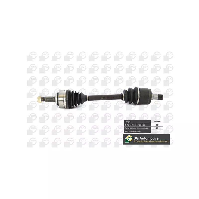 Arbre de transmission avant gauche BGA DS2519L