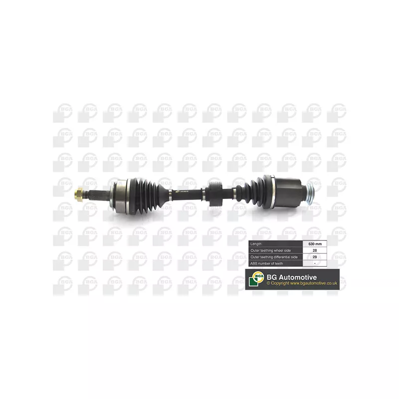 Arbre de transmission avant droit BGA DS2519R