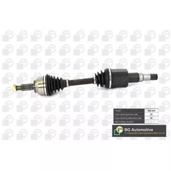 Arbre de transmission avant gauche BGA DS3300L