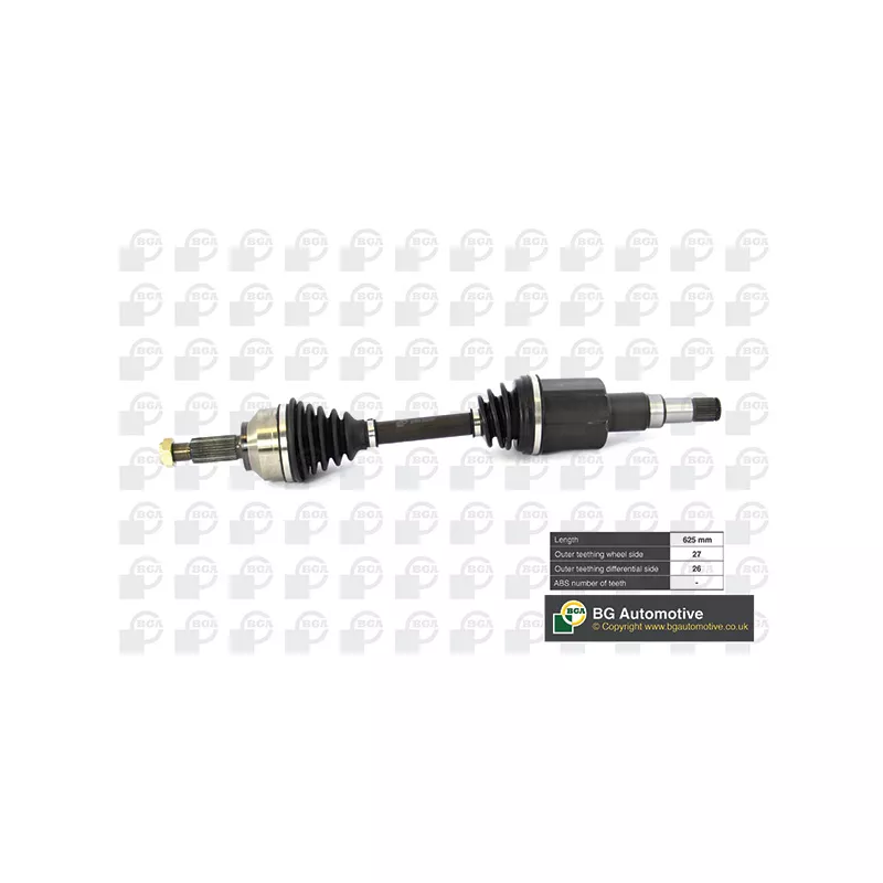 Arbre de transmission avant gauche BGA DS3300L