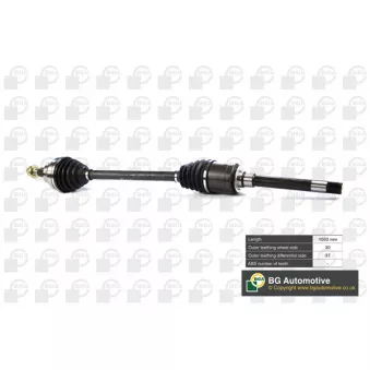 Arbre de transmission avant droit BGA DS5601R