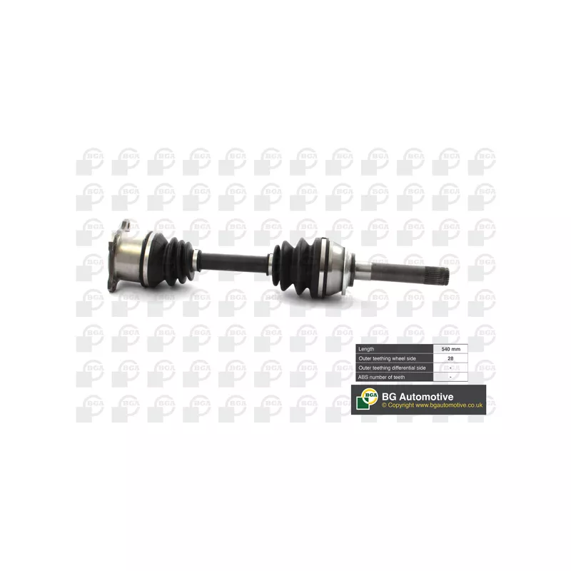 Arbre de transmission avant droit BGA DS6100R