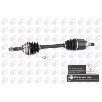 Arbre de transmission avant gauche BGA DS6300L