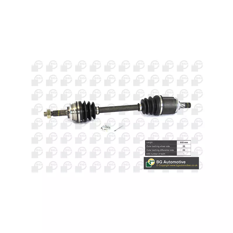 Arbre de transmission avant gauche BGA DS6300L