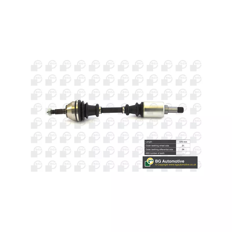 Arbre de transmission avant gauche BGA DS6701L