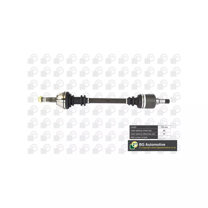 Arbre de transmission avant gauche BGA DS6710L