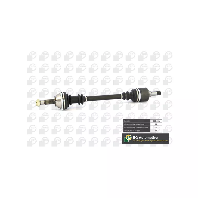Arbre de transmission avant gauche BGA DS6710LA