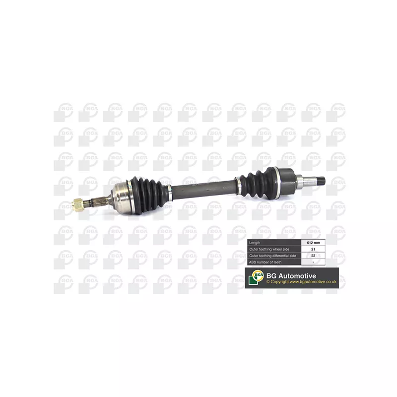 Arbre de transmission avant gauche BGA DS6714L
