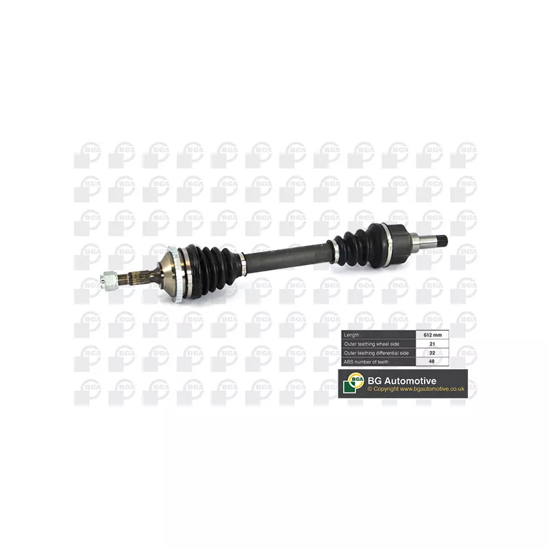 Arbre de transmission avant gauche BGA DS6714LA