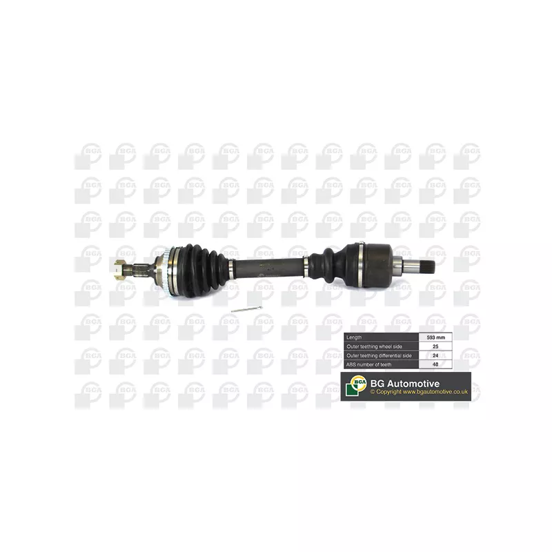 Arbre de transmission avant gauche BGA DS6716LA