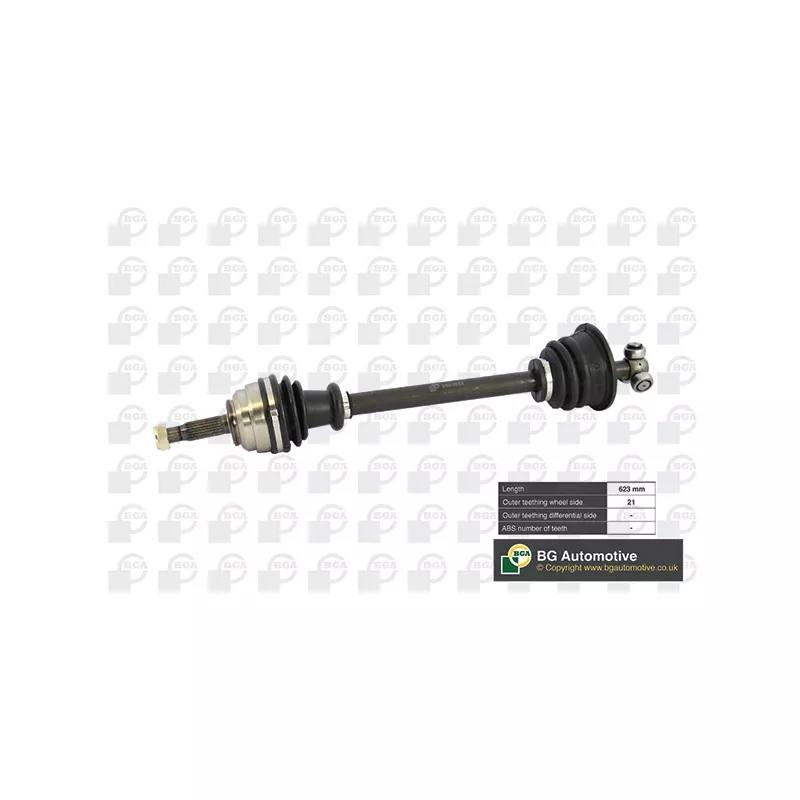 Arbre de transmission avant gauche BGA DS7300L