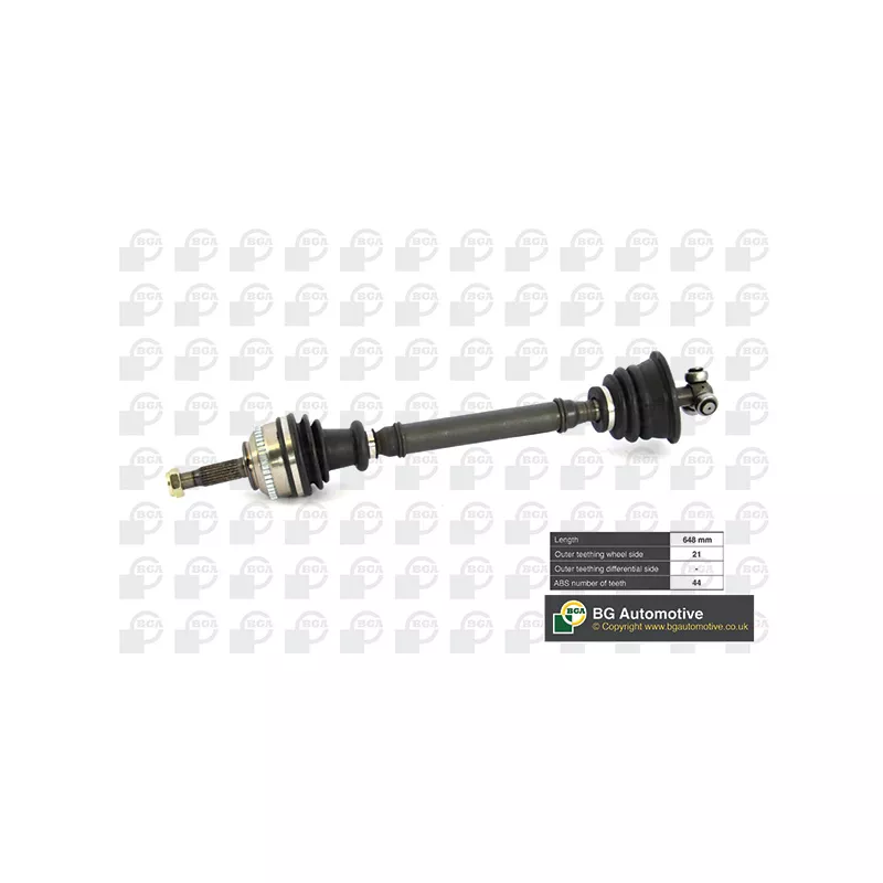 Arbre de transmission avant gauche BGA DS7302LA