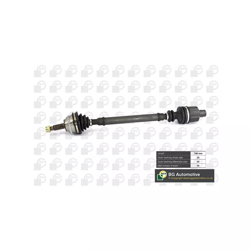 Arbre de transmission avant droit BGA DS7317RA