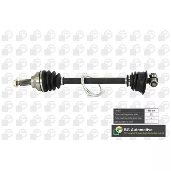 Arbre de transmission avant gauche BGA DS7319L