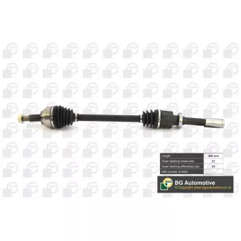 Arbre de transmission avant droit BGA DS7326R