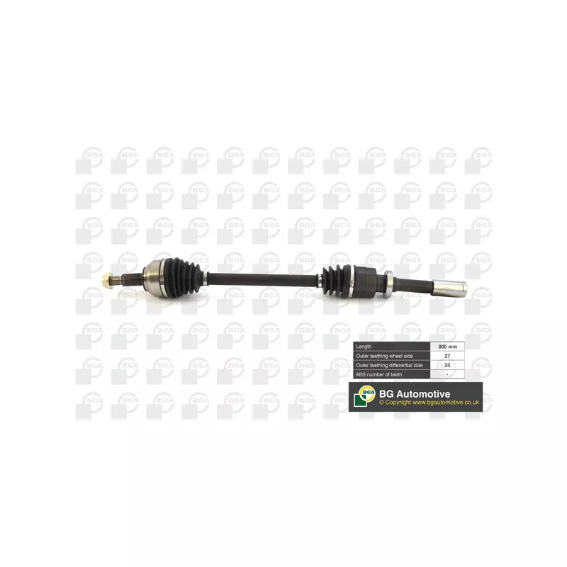 Arbre de transmission avant droit BGA DS7326R