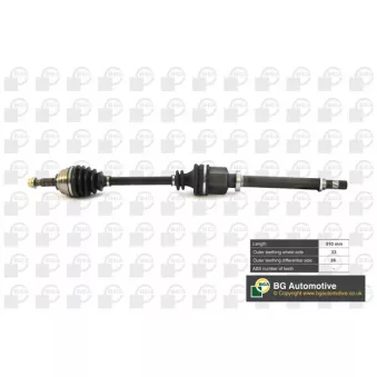 Arbre de transmission avant droit BGA DS7332RA
