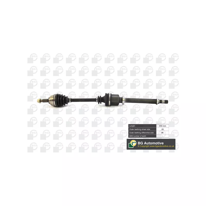Arbre de transmission avant droit BGA DS7332RA
