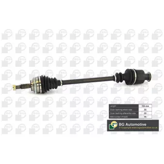 Arbre de transmission avant droit BGA DS7338R