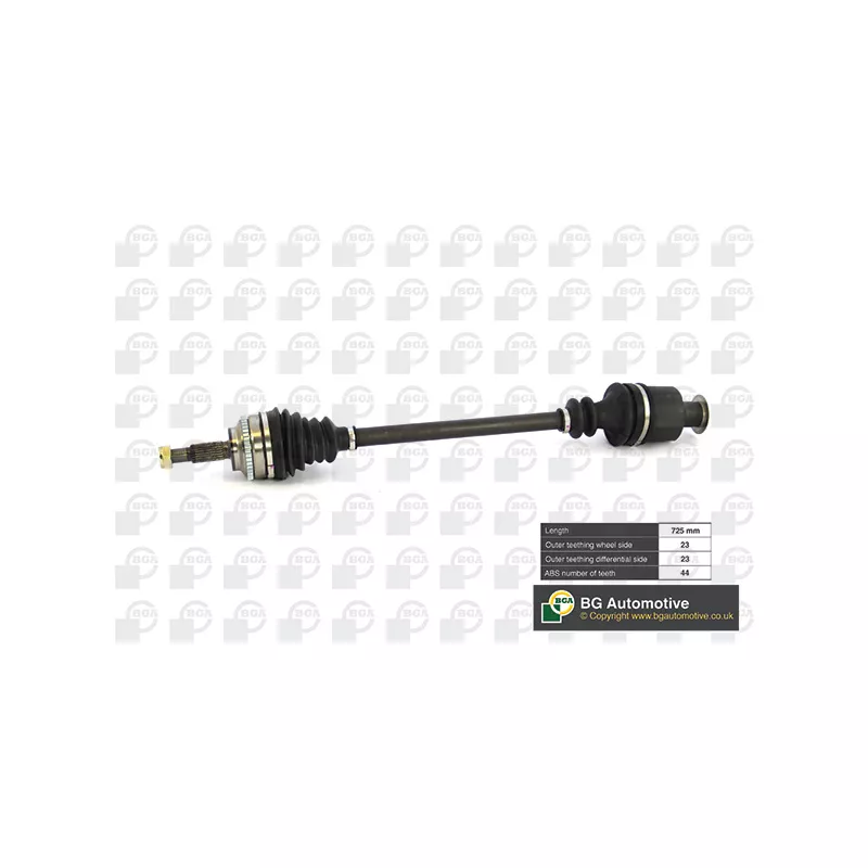 Arbre de transmission avant droit BGA DS7338R