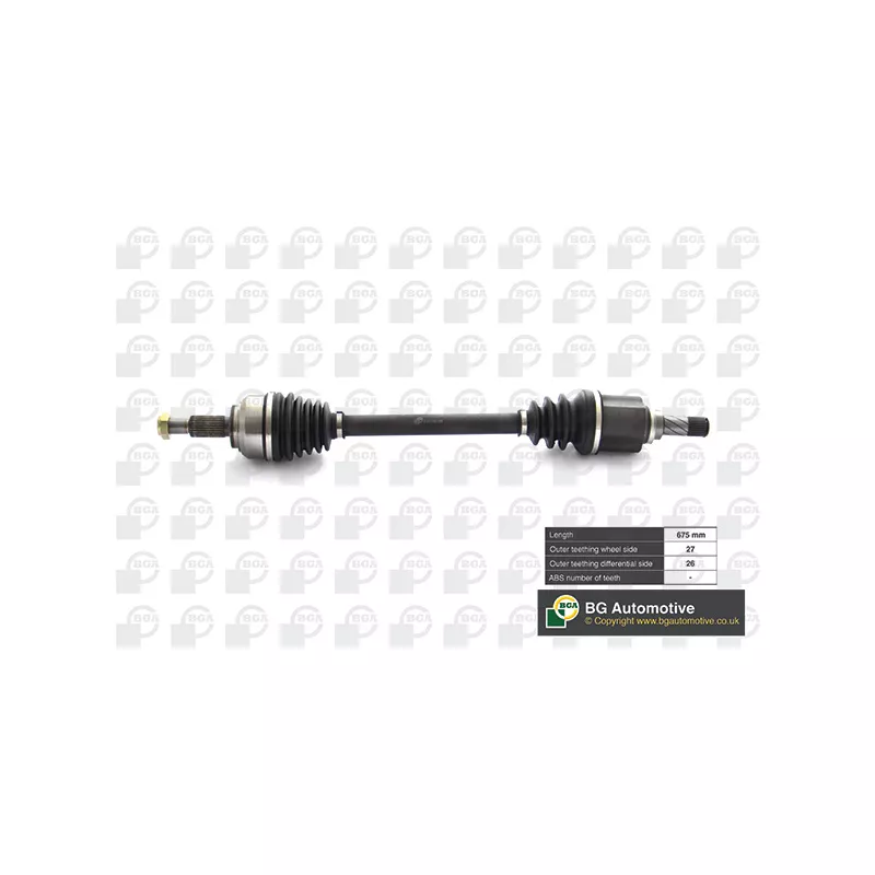Arbre de transmission avant gauche BGA DS7354L