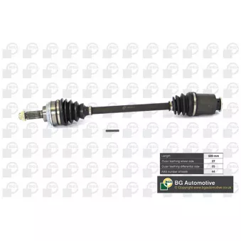 Arbre de transmission BGA DS8202A