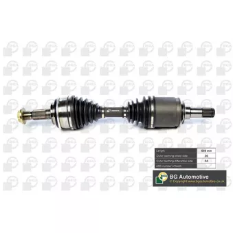 Arbre de transmission BGA DS9104