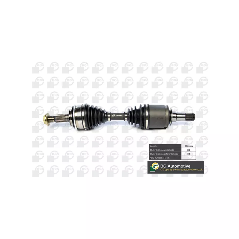 Arbre de transmission BGA DS9104