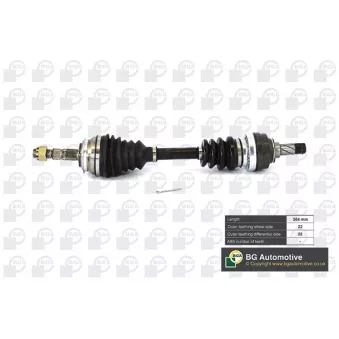 Arbre de transmission avant gauche BGA DS9503L