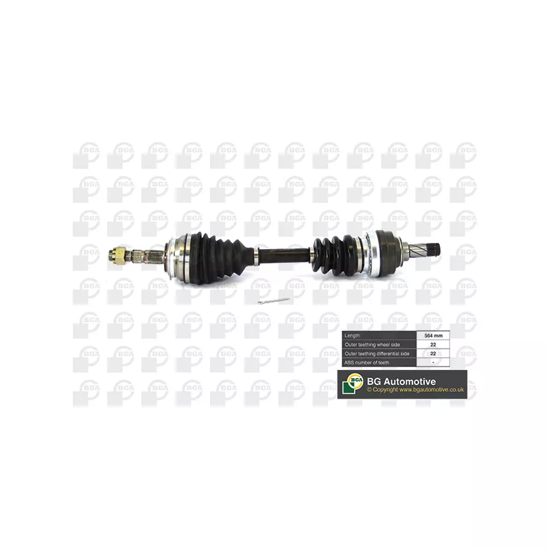 Arbre de transmission avant gauche BGA DS9503L