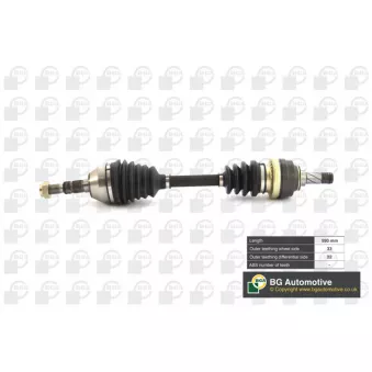 Arbre de transmission avant gauche BGA DS9515L