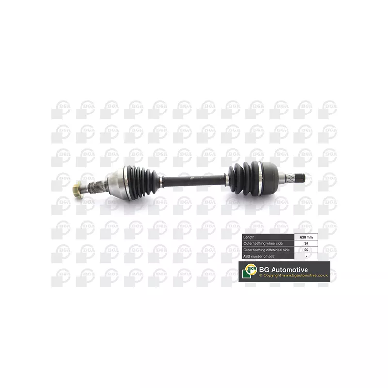 Arbre de transmission avant gauche BGA DS9531L