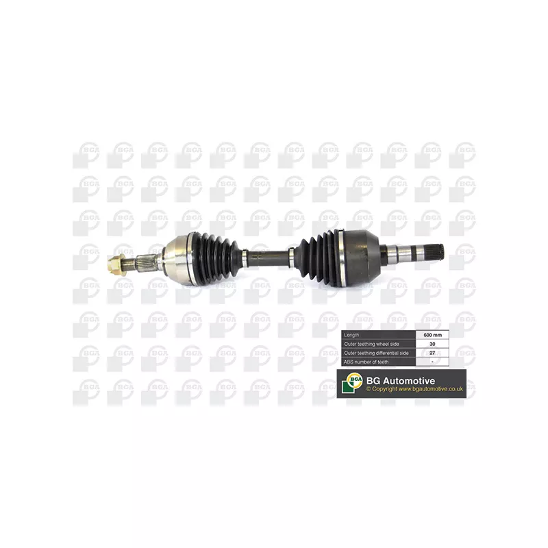 Arbre de transmission BGA DS9532