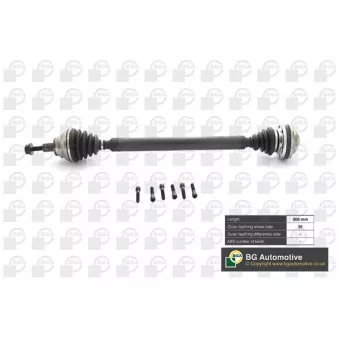 Arbre de transmission BGA DS9631R