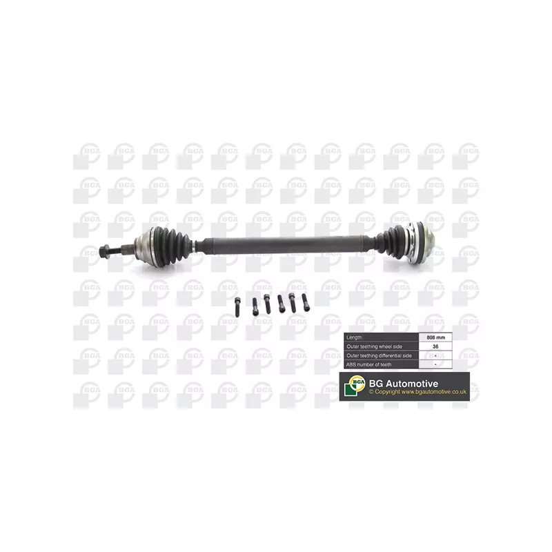 Arbre de transmission BGA DS9631R