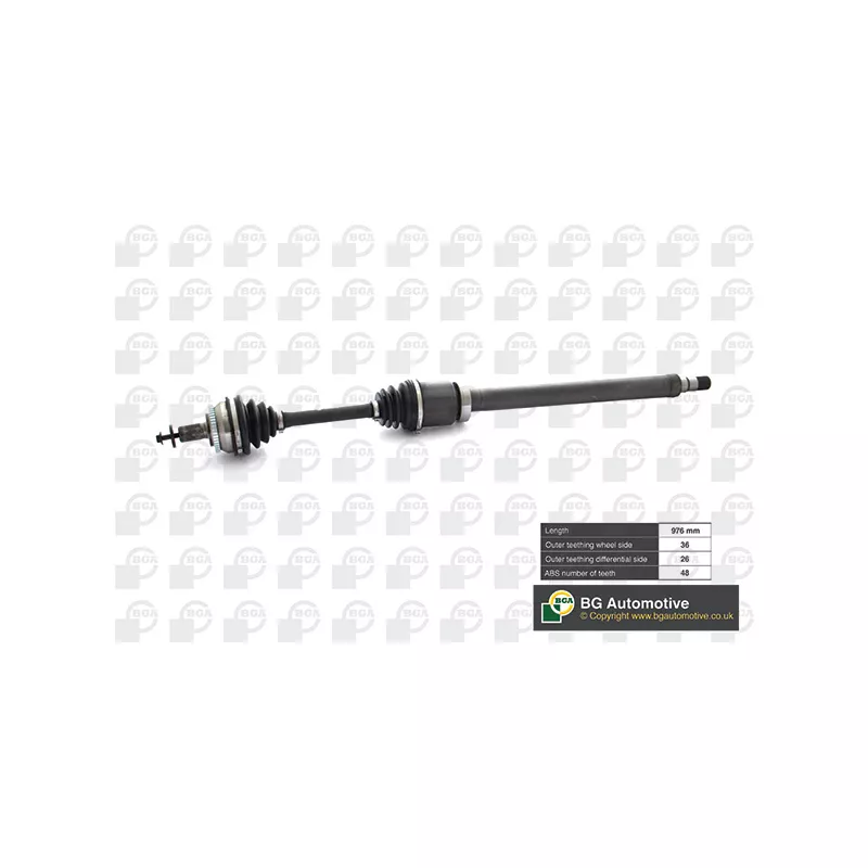 Arbre de transmission BGA DS9707RA