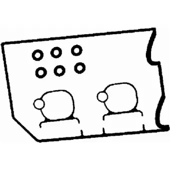 Jeu de joints d'étanchéité, couvercle de culasse BGA RK4377