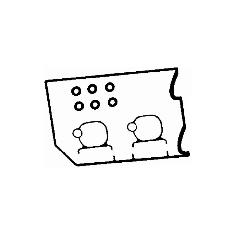 Jeu de joints d'étanchéité, couvercle de culasse BGA RK4377