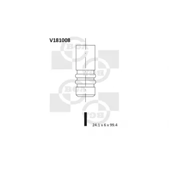 Soupape d'émission BGA V181008
