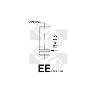 Soupape d'émission BGA V996056