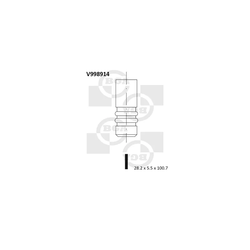 Soupape d'admission BGA V998914