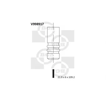 Soupape d'émission BGA V998917