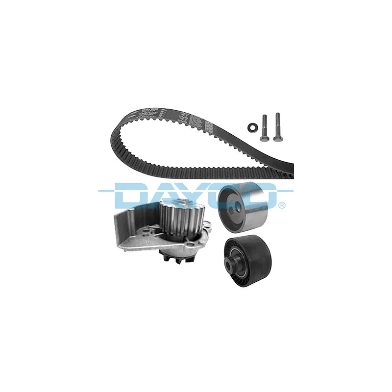 Pompe à eau + kit de courroie de distribution DAYCO KTBWP1652