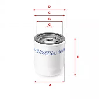 Filtre à carburant SOFIMA S 0300 NR