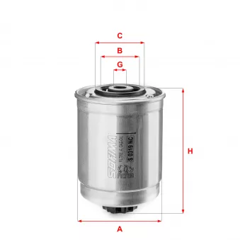 Filtre à carburant SOFIMA S 0319 NC