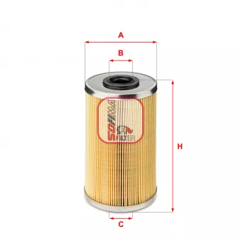 Filtre à carburant SOFIMA S 0491 N